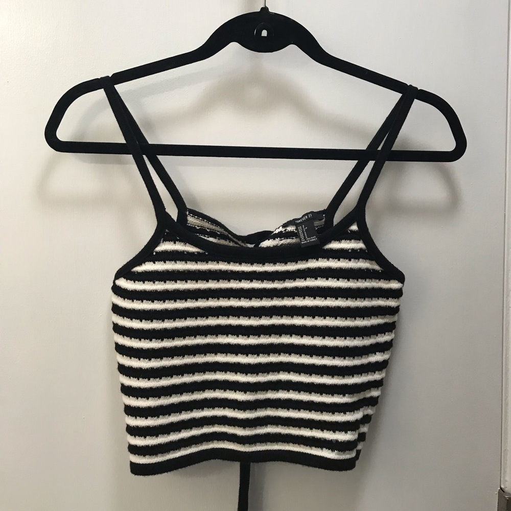 Tie Back Crop Top